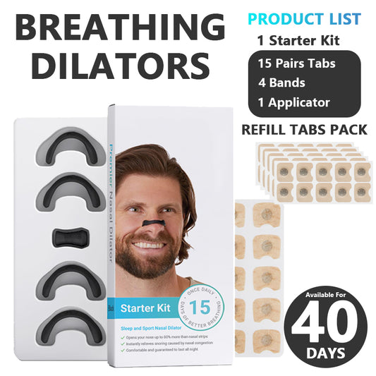 Nasal Breathing Dilators Starter Kits Anti-snoring Nasal Strips Mouth Tapes