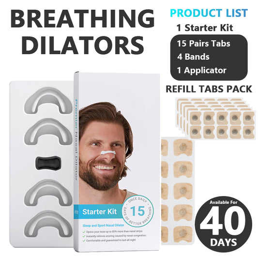 Nasal Breathing Dilators Starter Kits Anti-snoring Nasal Strips Mouth Tapes